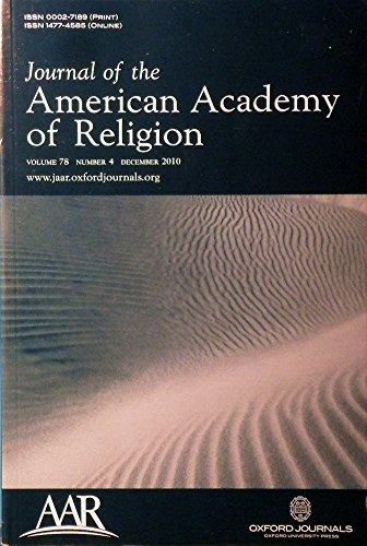 Book Journal of the American Academy of Religion, Marchr, 2007 Vol.75, No. 31 free