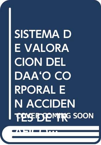Book Sistema de valoracion del daño corporal en accidentes de trafico. Version 2.o. Cd-rom (Spanish Edition) free