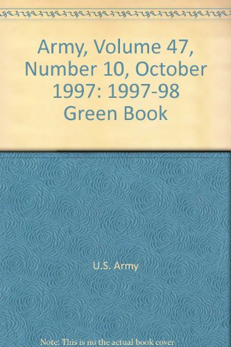 Book Army, Volume 47, Number 10, October 1997: 1997-98 Green Book free