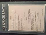 Book The Business Lawyer August 2009 Volume 64 Number 4 free