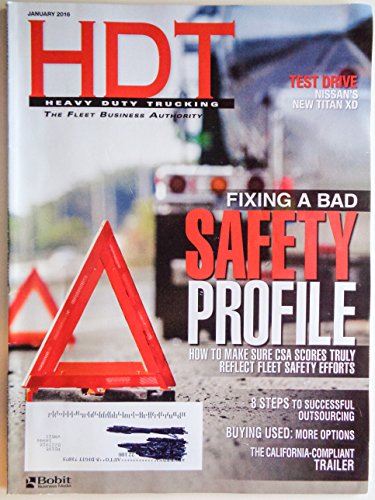 Book HDT Heavy Duty Trucking The Fleet Business Authority January 2016 free