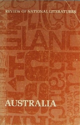 Book Australia: Review Of National Literatures free