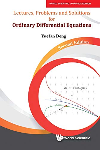 Book Lectures, Problems And Solutions For Ordinary Differential Equations, Second Edition free