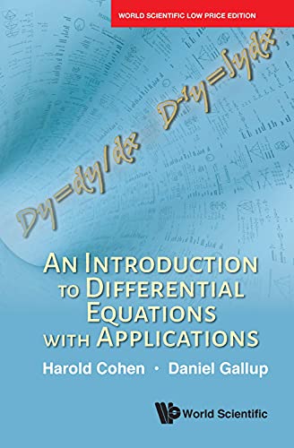 Book AN INTRODUCTION TO DIFFERENTIAL EQUATIONS WITH APPLICATIONS* free
