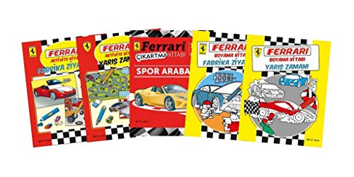 Book Ferrari Boyama Aktivite Seti 5 Kitap free