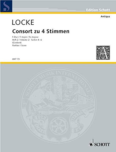 Book Consort Band 2 - zu 4 Stimmen - 4 flûtes à bec (SATB) ou cordes - Partition - ANT 73 free