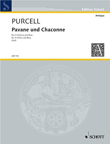 Book PAVANE & CHACONNE 3V/B.C. free
