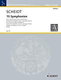 Book 15 Symphonien - 2 violons, violoncelle et orgue (piano); contrebasse ad lib. - Partition et parties - ANT 99 free