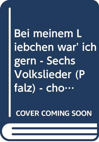 Book Bei meinem Liebchen wär' ich gern - Sechs Volkslieder (Pfalz) - choeur d'hommes (TTBB) et piano - Partition - C 45475 free Book Bei meinem Liebchen wär' ich gern - Sechs Volkslieder (Pfalz) - choeur d'hommes (TTBB) et piano - Partition - C 45475 free