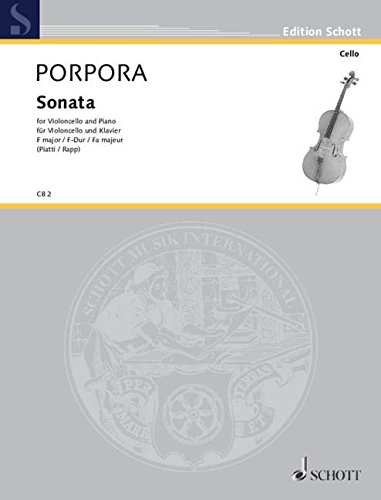 Book Sonata F Major Violoncelle free