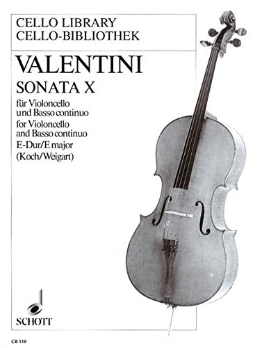 Book Valentini: Cello Sonata No. 10 free