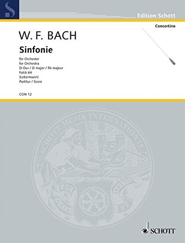 Book Sinfonie D-Dur Falck 64 - orchestre - Partition - CON 12 free
