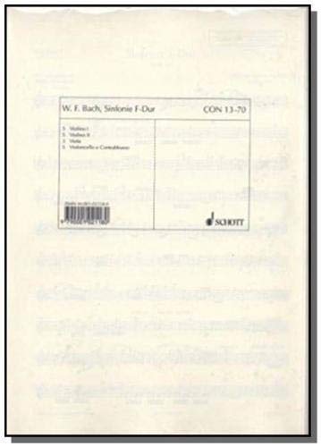 Book SINFONIE F MAJOR FALCK 67 ORCHESTRE-ENSEMBLE DE PARTITIONS free