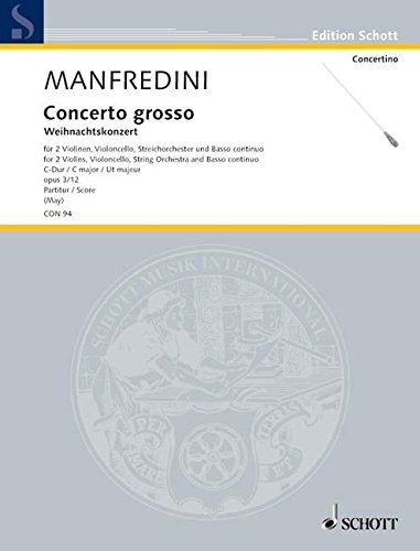 Book CONCERTO GROSSO 12 C OPUS 3 PART. free