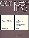 Book SCHOTT SHAKESPEARE-SUITE - STRINGS, WOODWINDS AND HARPSICHORD (LUTE AD LIB.) Partition classique Ensemble et orchestre Ensemble mixte free
