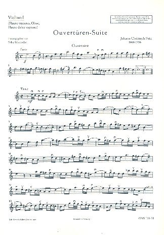 Book OVERTURES - SUITE A MINOR ORCHESTRE-ENSEMBLE DE PARTITIONS free