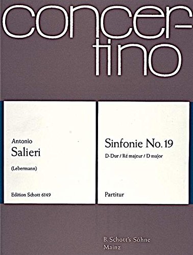 Book Sinfonie Nr. 19 D-Dur - 2 hautbois, 2 cors en ré et cordes - Partition - CON 128 free
