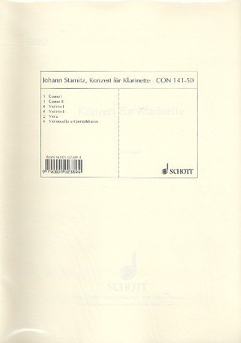 Book Concerto Bb Major Clarinette-Ensemble de Partitions free