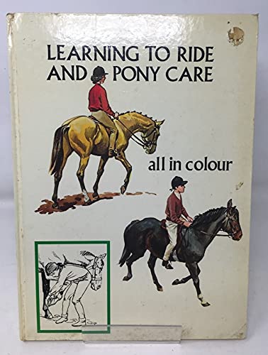 Book Learning to Ride and Pony Care free