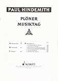 Book SCHOTT HINDEMITH PAUL - PLONER MUSIKTAG - VIOLIN AND CLARINET Partition classique Ensemble et orchestre Ensemble mixte free