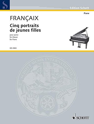 Book PORTRAITS(5) DE JEUNES FILLES PIANO free