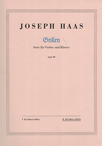 Book Grillen Op. 40 Band 2 Violon free