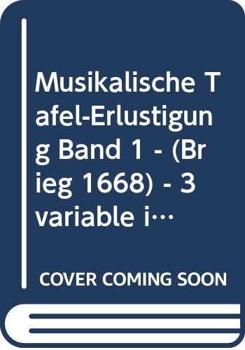 Book Musikalische Tafel-Erlustigung Band 1 - (Brieg 1668) - 3 variable instruments melodiques et basse continue ad lib. - Partie séparée Violoncello, Kontrabass, Bass-Blockflöte, Bassviole - ED 2651-15 free