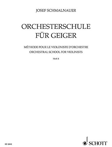 Book ORCHESTRAL SCHOOL FOR VIOLINISTS BAND 2 VIOLON free