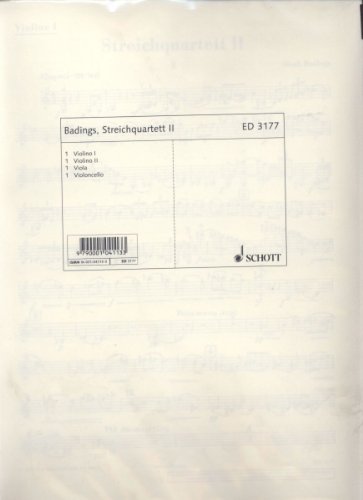 Book STRING QUARTET NO. 2 MUSIQUE D'ENSEMBLE-ENSEMBLE DE PARTITIONS free