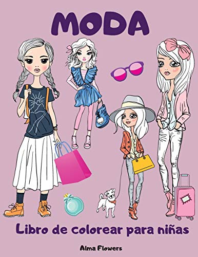 Book MODA Libro de colorear para niñas: Libro para colorear con niñas a la moda/para niñas de 8 a 12 años (Spanish Edition) free