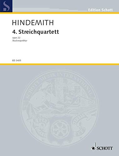 Book 4. Streichquartett op. 22 - Quatour à cordes - Partition d'étude - ED 3435 free