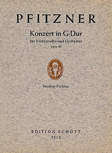 Book Cello Concerto in G Major free