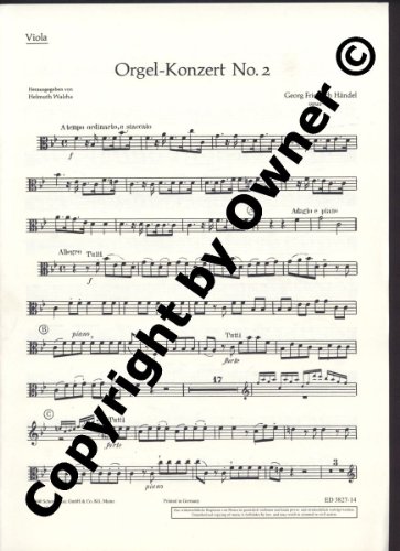 Book Organ Concerto No. 2 B Major free