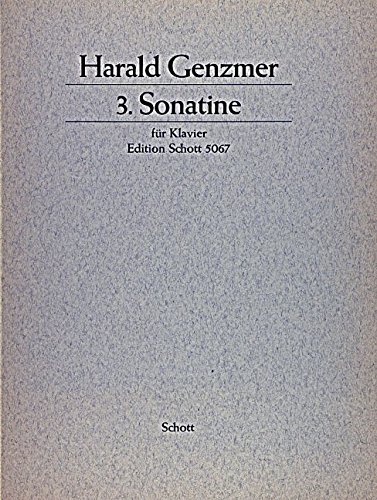 Book PIANO SONATINA NO. 3 GEWV 374 PIANO free