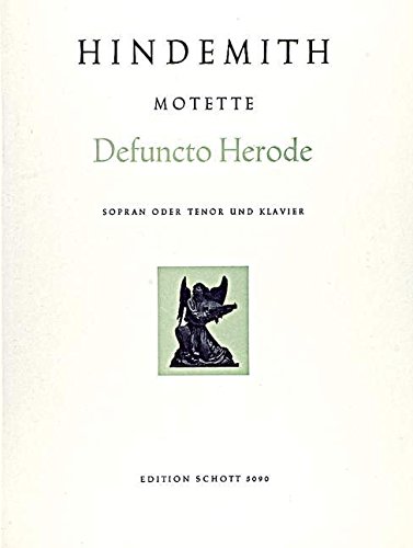 Book SCHOTT HINDEMITH PAUL - 13 MOTETTEN - SOPRANO OR TENOR AND PIANO Partition classique Vocale - chorale Voix solo, piano free