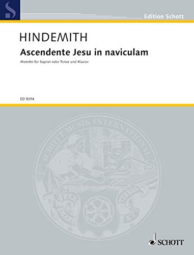 Book SCHOTT HINDEMITH PAUL - 13 MOTETTEN - SOPRANO OR TENOR AND PIANO Partition classique Vocale - chorale Voix solo, piano free