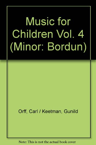 Book Music for Children Vol. 4 - Minor: Bordun - Orff-Schulwerk - voix, flûte à bec et batterie - Partition vocale/chorale et instrumentale - ED 5135 free
