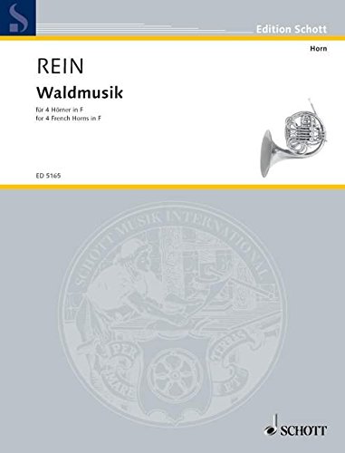 Book Waldmusik - 4 cors en fa - Partition et parties - ED 5165 free