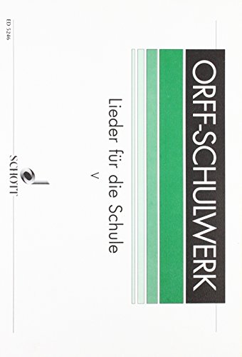 Book Lieder für die Schule Heft 5 - Orff-Schulwerk - voix et instruments orff - Partition vocale/chorale et instrumentale - ED 5246 free