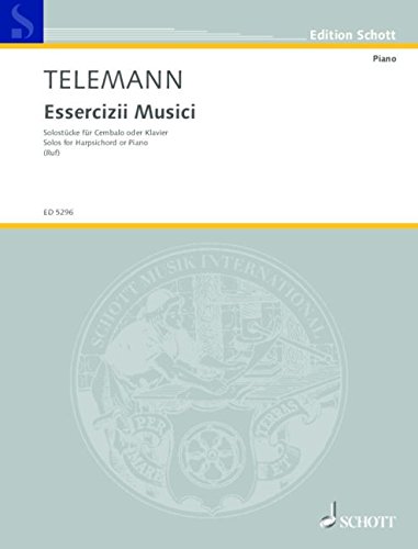 Book Essercizii Musici - daraus Solostücke - Piano music pre-classicism - clavecin ou autre Tasten-instruments - ED 5296 free