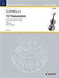 Book SCHOTT CORELLI ARCANGELO - 12 TRIOSONATES VOL.2 opus 1 (2 violons et piano) free