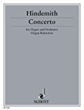 Book SCHOTT HINDEMITH PAUL - CONCERTO - ORGAN AND ORCHESTRA Partition classique Piano - instrument à clavier Orgue free