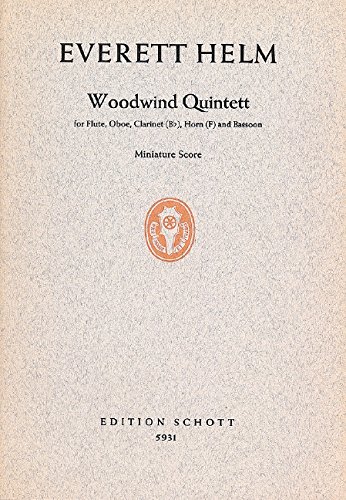 Book Holzbläser-Quintett - quintette à vent - Partition d'étude - ED 5931 free