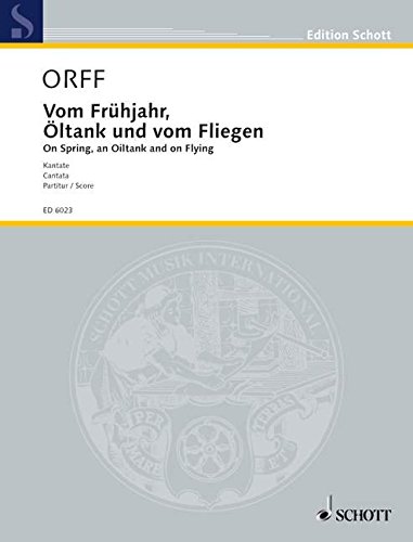 Book Vom Frühjahr, Öltank und vom Fliegen - Kantate - choeur mixte (SATTBB), 3 pianos et percussion (6-9 musicien) - Partition - ED 6023 free