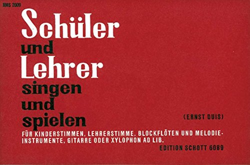 Book Schüler und Lehrer singen und spielen - 36 bekannte Lieder - Voix enfantine, voix professeur, flûtes à bec et instruments mélodique, guitare et xylophone (ad lib.) - Partition vocale/chorale et instrumentale - ED 6089 free