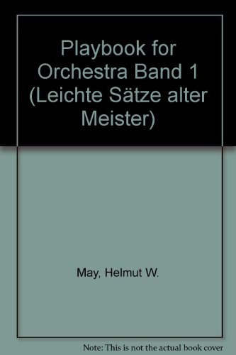 Book PLAYBOOK FOR ORCHESTRA BAND 1 ORCHESTRE free