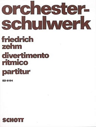Book Divertimento ritmico - Moderne Tanzrhythmen zu 4 Stimmen - Orchestra pieces for schools - orchestre, orchestre à cordes ou ensemble des flûtes à bec avec percussion; violoncelle/basse ou guitare/basseguitare ad lib. - Partition - ED 6164 free