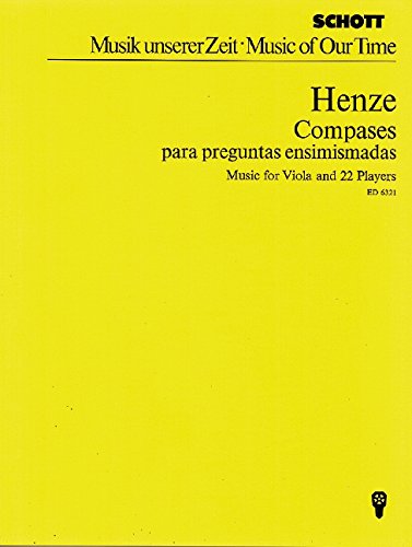 Book Musik für Viola und 22 Spieler - Compases para preguntas ensimismadas - Music Of Our Time - alto et 22 musicien - Partition d'étude - ED 6321 free