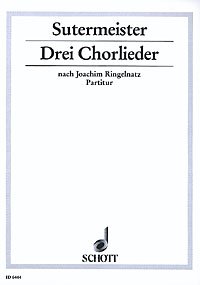 Book Drei Chorlieder - choeur de jeunes (SMezA) avec piano - Partition - ED 6444 free