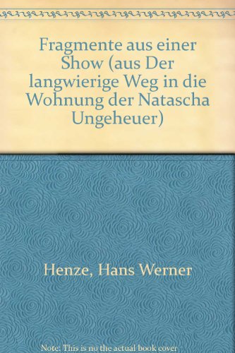 Book Henze: Fragments from a Show free